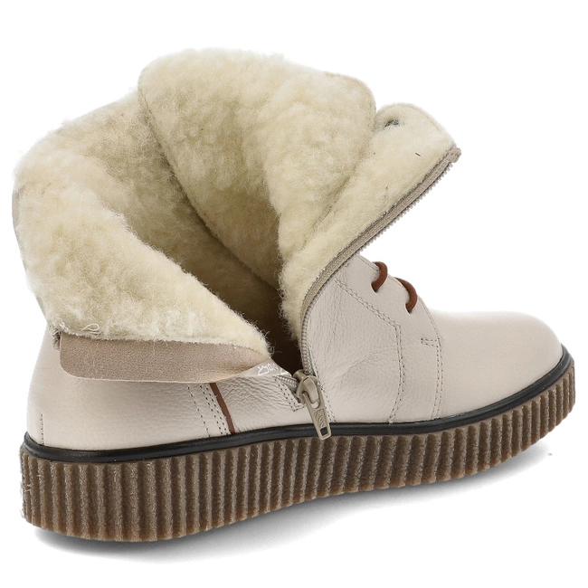 Šnúrovacie Členkové RIEKER - Y4303-80 White