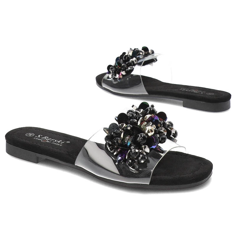 Šľapky S.Barski - KV-576-3 Black