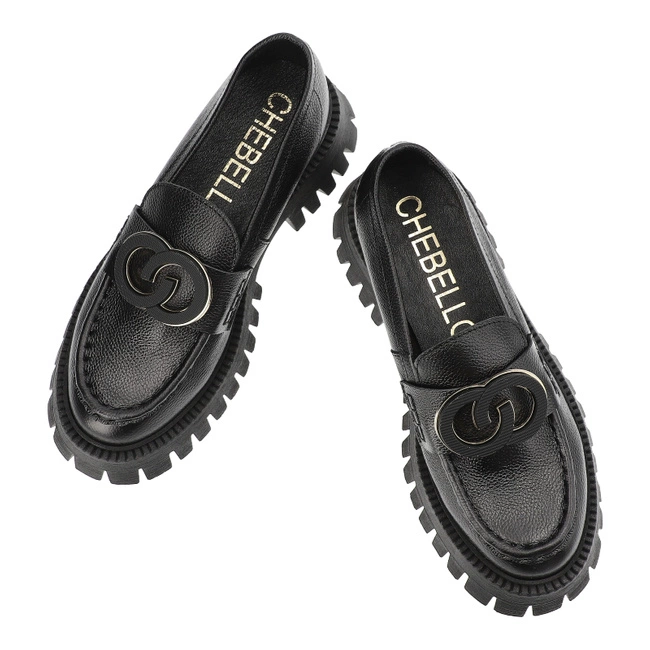 Mókazíny Chebello - 4521_-161-000-PSK-S345 Czarny Groszek
