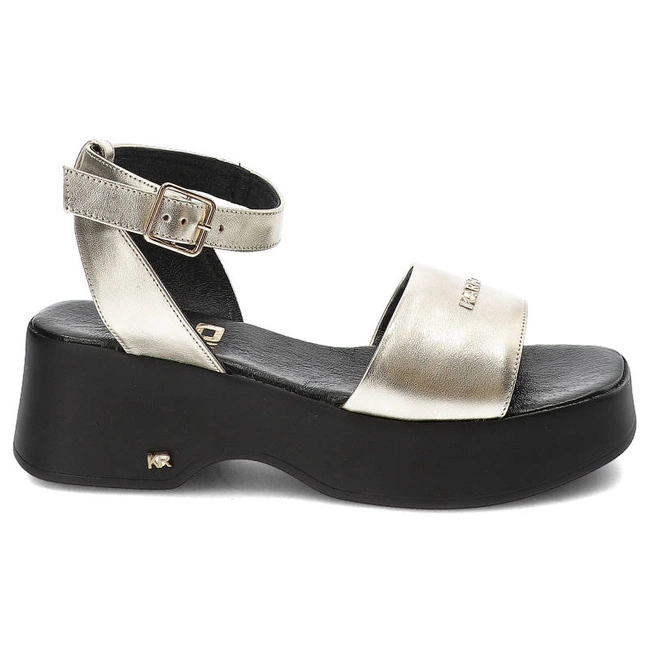 Sandále Karino - 4575/074-P Złoty/Lico