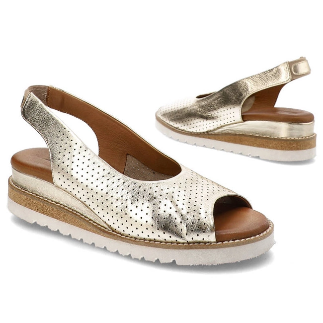 Sandále Artiker - 52C0828 Złoty