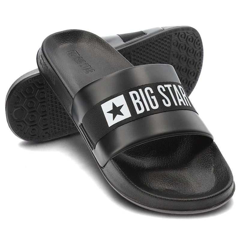 Šľapky Big Star - LL174457 Czarny 906