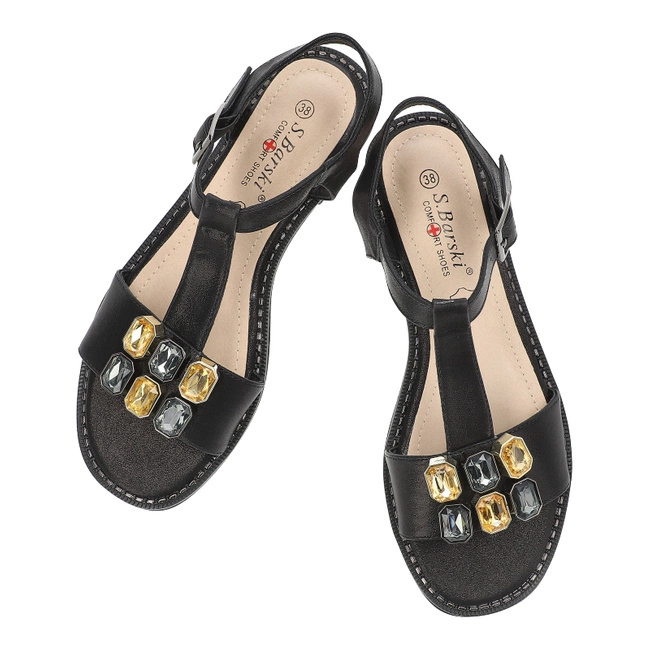 Sandále S.Barski - KV27-030 Black