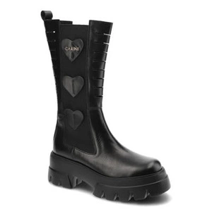 Čižmy Carinii - B7918_-E50-000-000-E81 Czarny