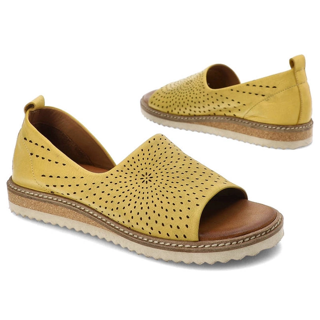 Sandále Artiker - 52C0811 Żółty