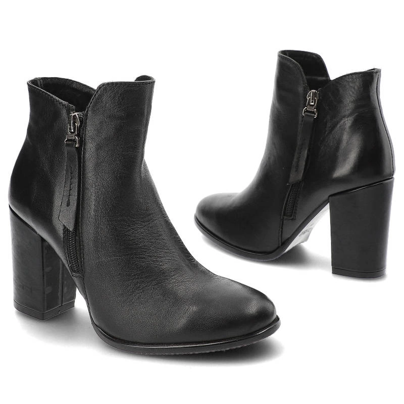 Členkové Topánky Chebello - 1908 Czarny