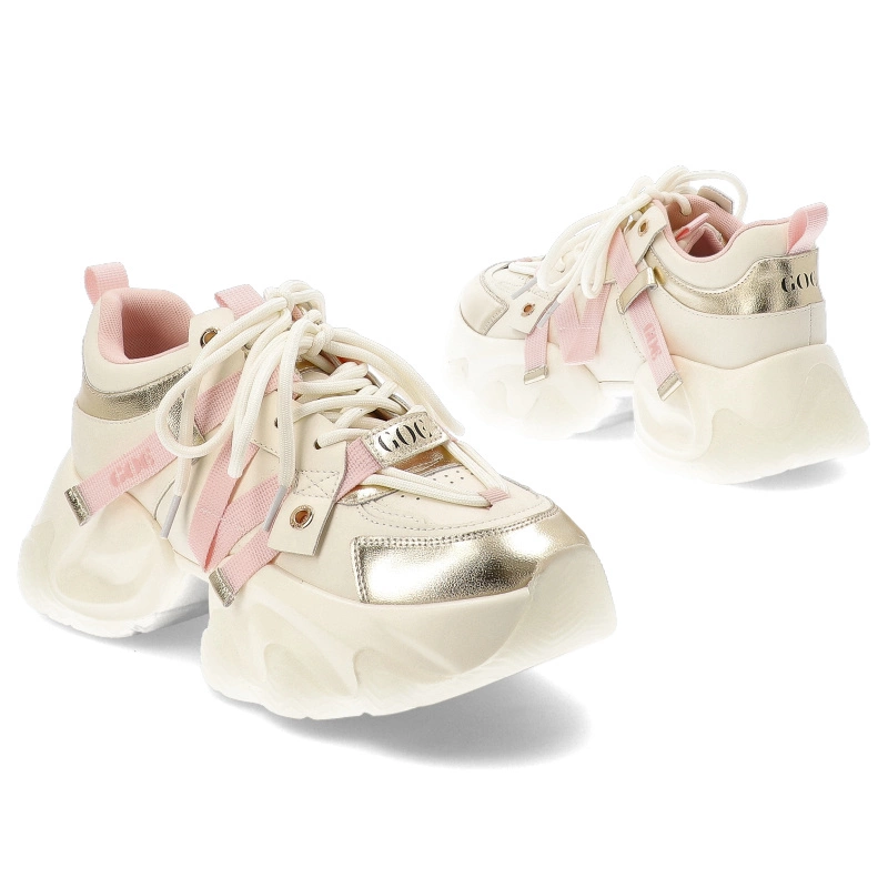 Tenisky GOE - RR2N4031 Ecru/Pink