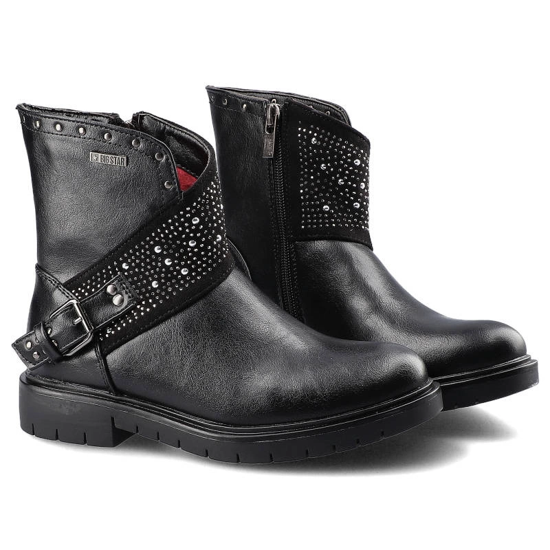 Čižmy Big Star - GG374061 Czarny