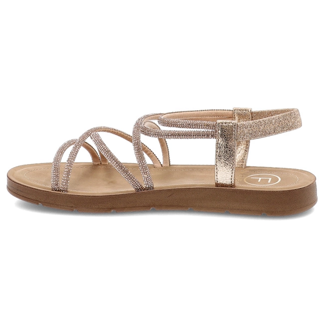 Sandále FILIPPO - DS6884/25 GO Złoty