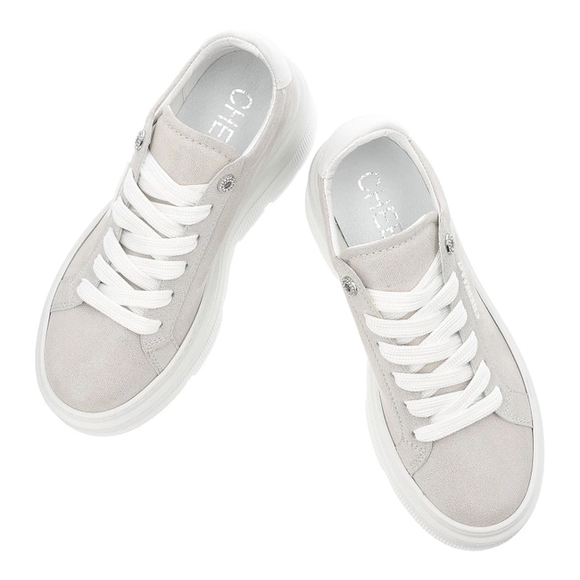 Tenisky CHEBELLO - 4721_-512-059-PSK-S332 Srebrny