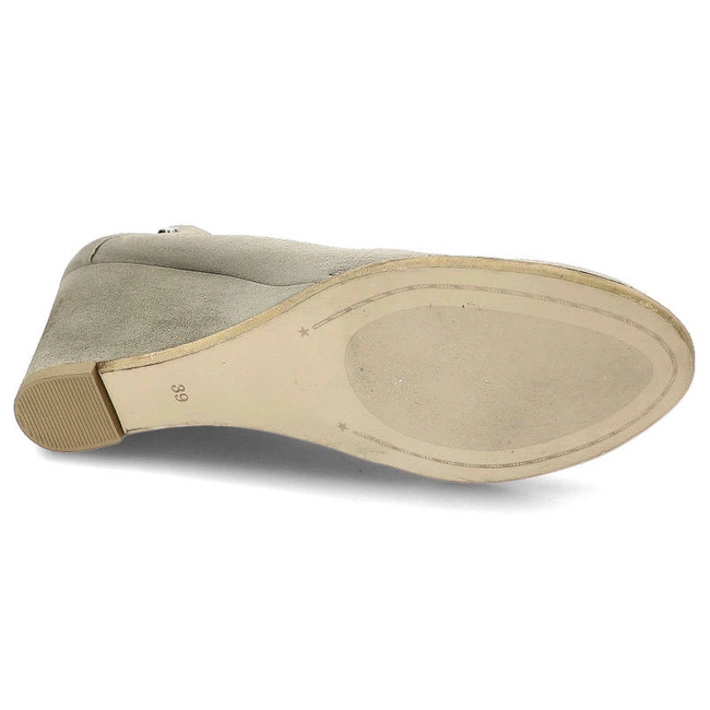 Lodičky Lemar - 10107 Zamsz Szary