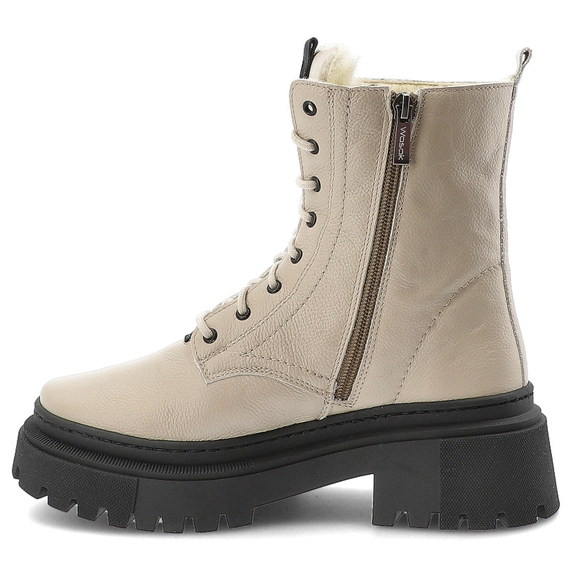 Členkové Topánky Wasak - 0739 Ecru Groszek