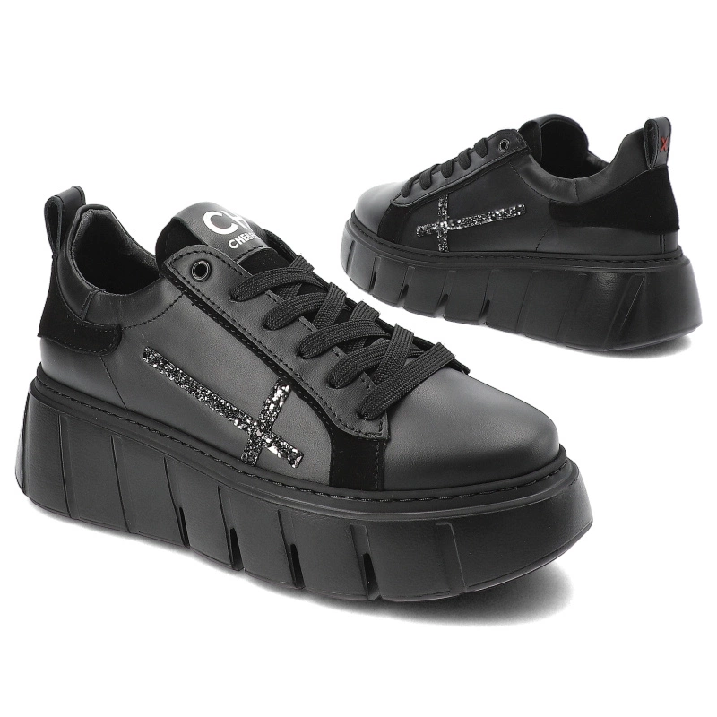 Tenisky Chebello - 4575_-002-037-PSK-S352 Czarny