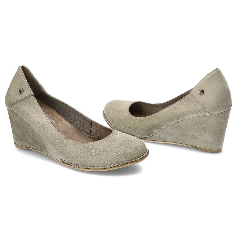 Lodičky Lemar - 10107 Zamsz Szary