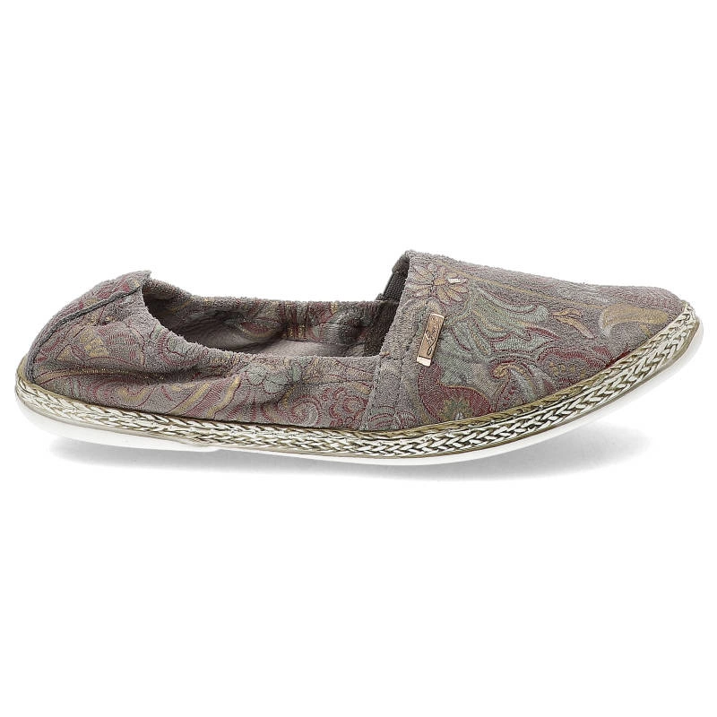 Espadrilky Lemar - 10012 Haft Szary