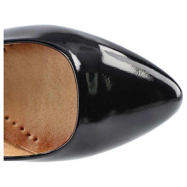 Baleríny Maciejka - 00873-00/01-6 Czarny Lakier