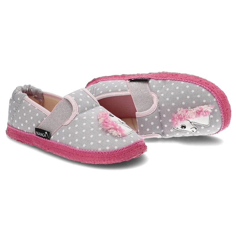 Papuče Nanga - Pferdchen 18/0369 Hellgrau