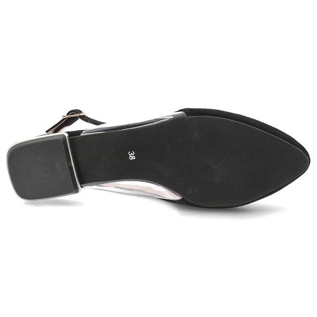 Sandále ARMODO - 879 Czarny Zamsz