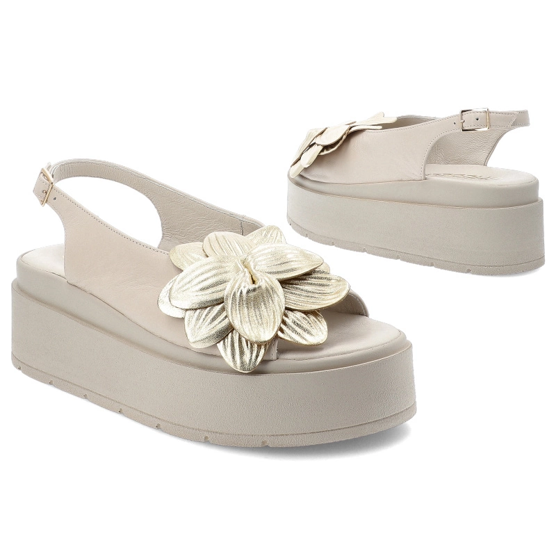 Sandále CHEBELLO - 4645_-513-000-PSK-S370 Beżowy Jasny