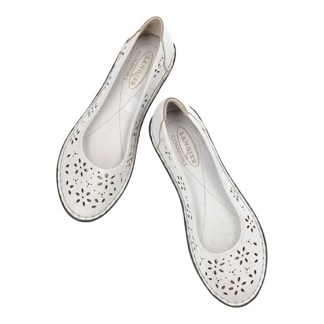 Poltopánky Lanqier - 38C334 Biały White