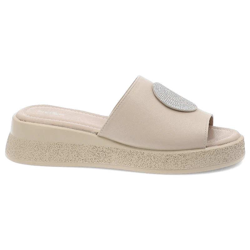 Šľapky FILIPPO - DK6987/25 BE Beżowy