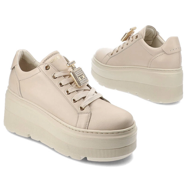 Tenisky Chebello - 4426_-157-000-PSK-S332 Beżowy