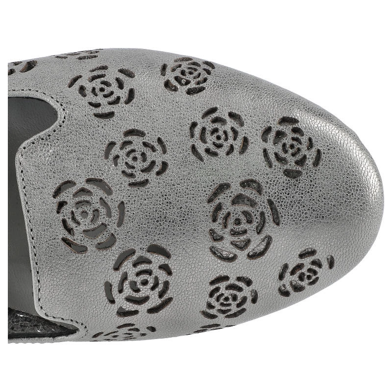 Baleríny Exquisite - 1032 Grid Szary