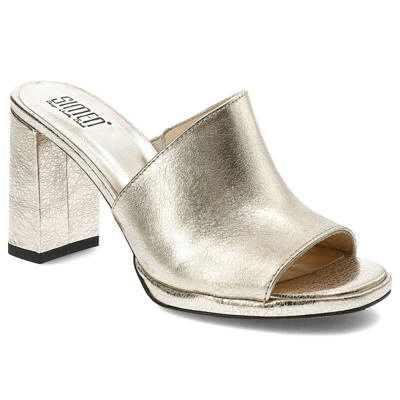 Šľapky Simen - 6846A Złoty