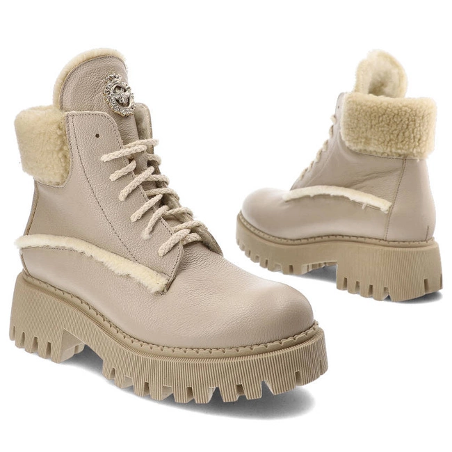 Členkové Topánky Lemar - 60374 V.Taupe+Beż