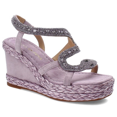 Sandále Alma en Pena - V240989 Suede Lilac