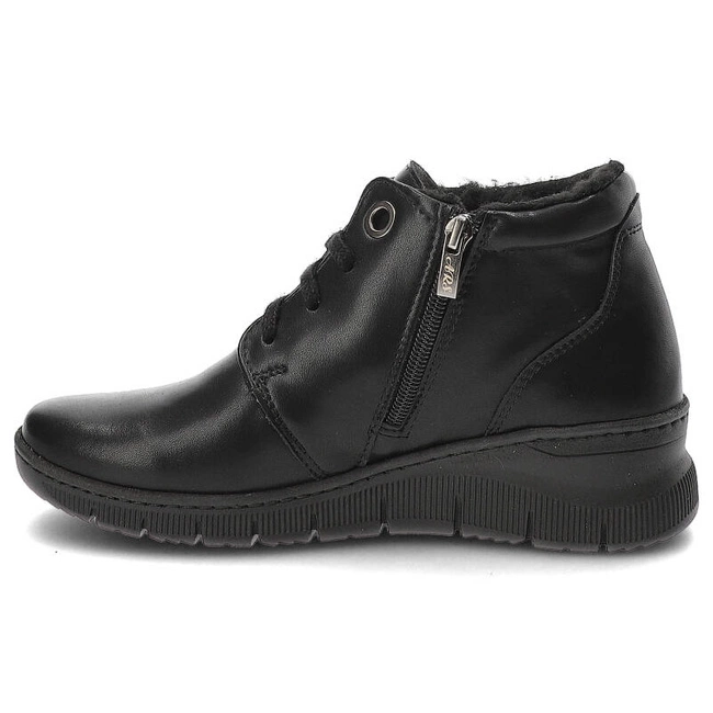 Šnúrovacie Členkové Topánky Armodo - 1177 K1 Czarny