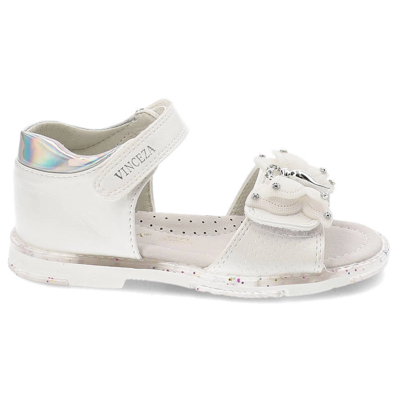 Sandále Vinceza - 23-36125 WH Biały