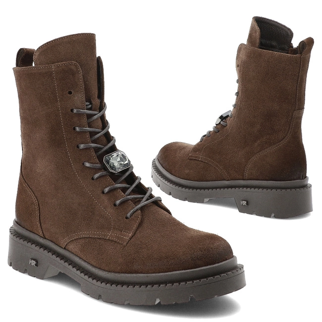 Členkové Topánky KARINO - 4841/015-F C.Rudy/Welur