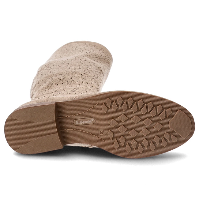 Čižmy S.BARSKI - HY52-533 Beige