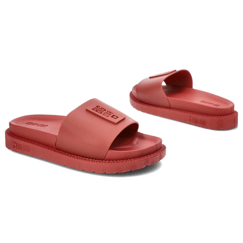 Šľapky Big Star - LL274430 Czerwony