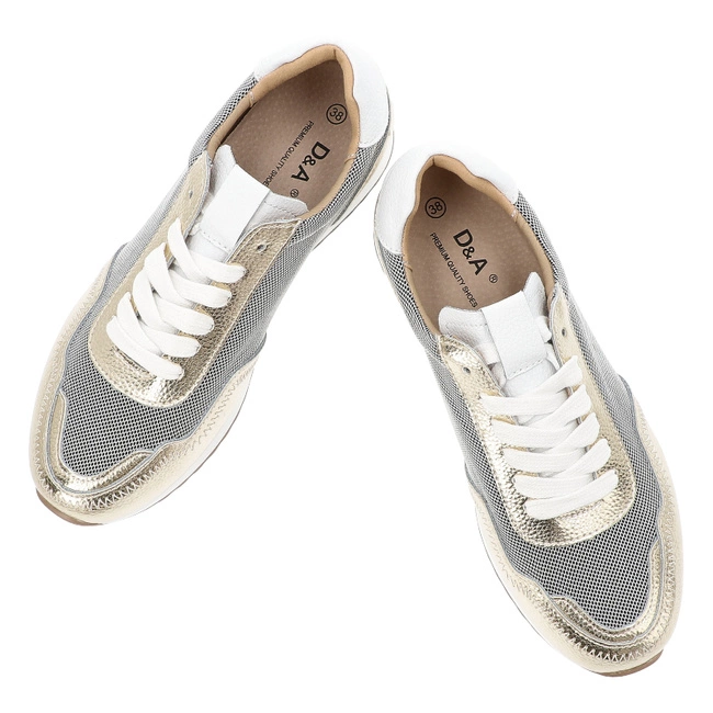 Tenisky S.BARSKI - LR51-847 Gold