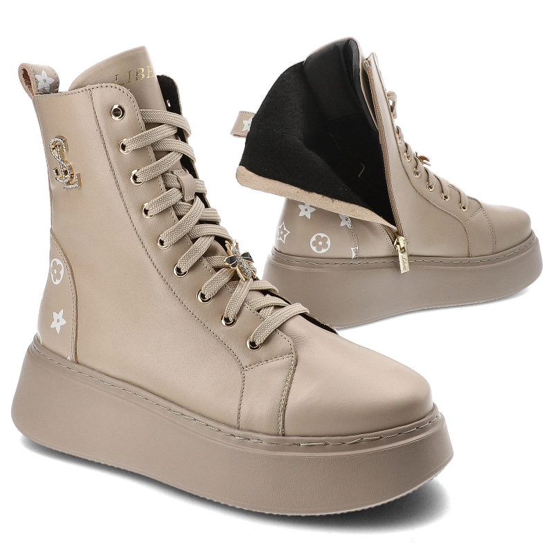 Tenisky Libero - 4070 Beżowy 510