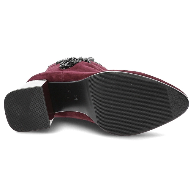 Členkové Topánky S.BARSKI - MR52-127 Wine