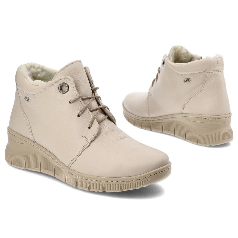 Šnúrovacie Členkové Topánky Armodo - 1177 D19 Floter Beż