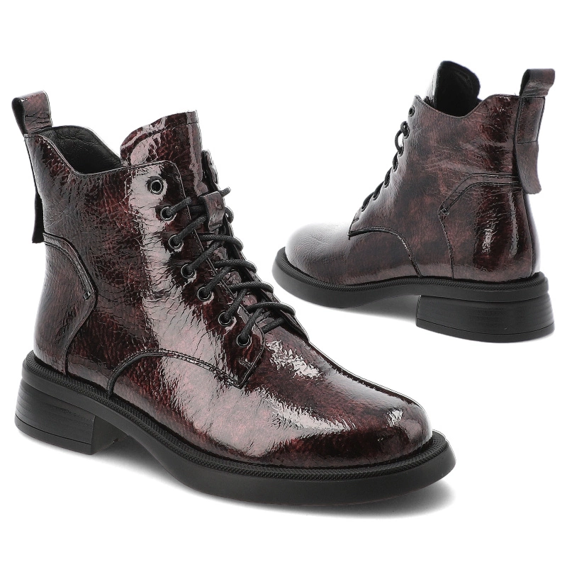 Členkové Topánky S.BARSKI - LZ52-954 Burgund