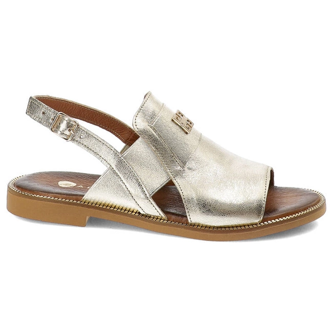 Sandále Armodo - 40385 Kryształ Złoto+Zł.