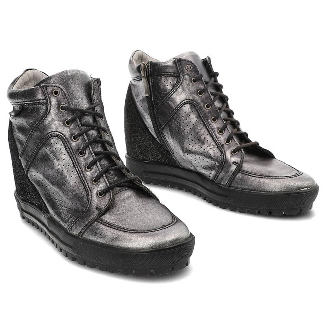 Tenisky Simen - 0304 Niklowy K.C.Srebrny_S/Ms1