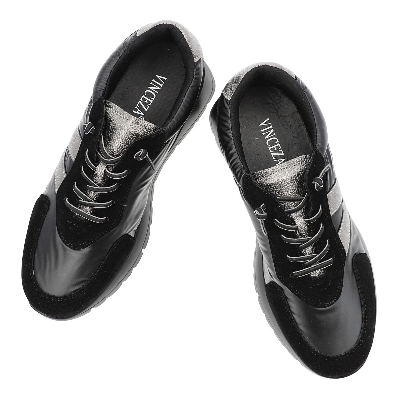 Tenisky VINCEZA - 58561 BK PU Czarny