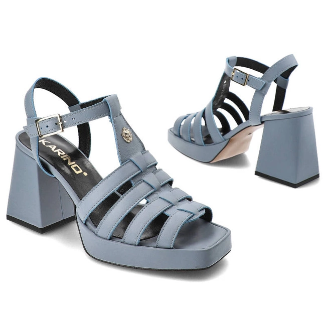 Sandále Karino - 4550/058-P Niebieski/Lico