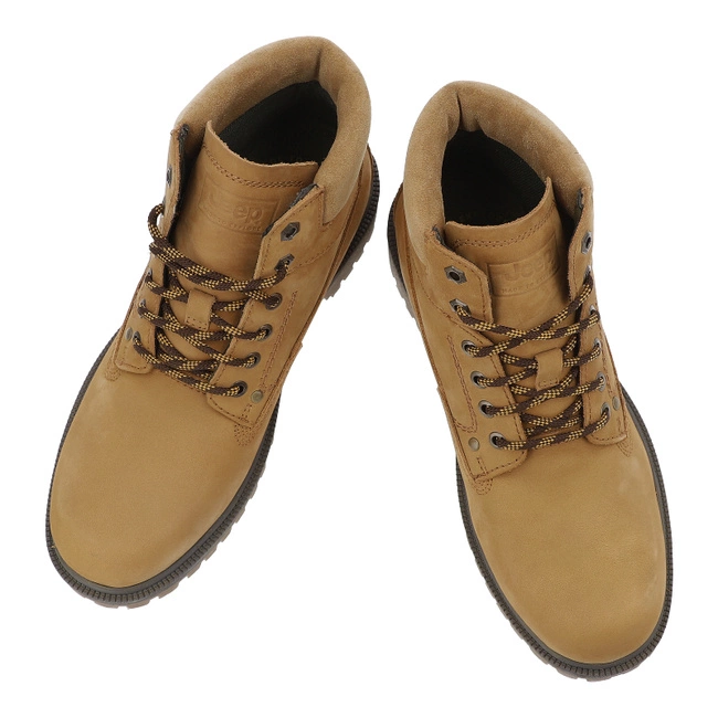 Turistické Topánky JEEP - Willys Bold Nbk JM52003A 024 Tan Yellow