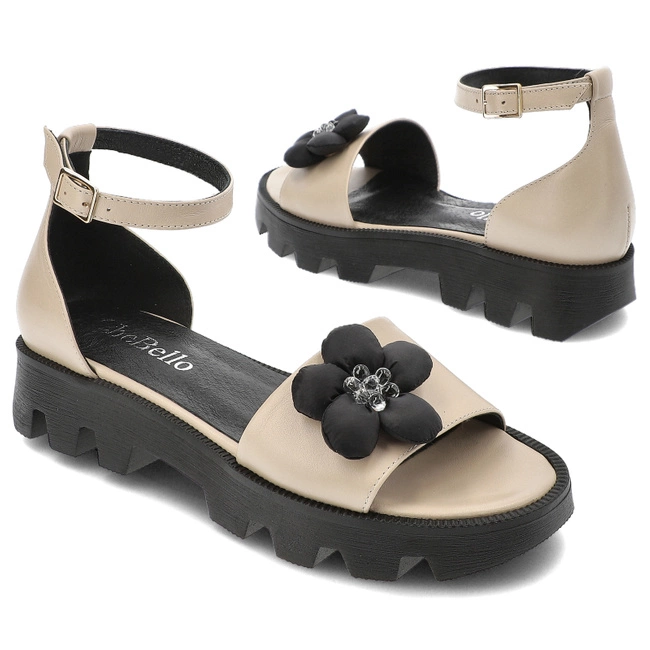 Sandále Chebello - 4392_-302-000-PSK-S323 Beżowy