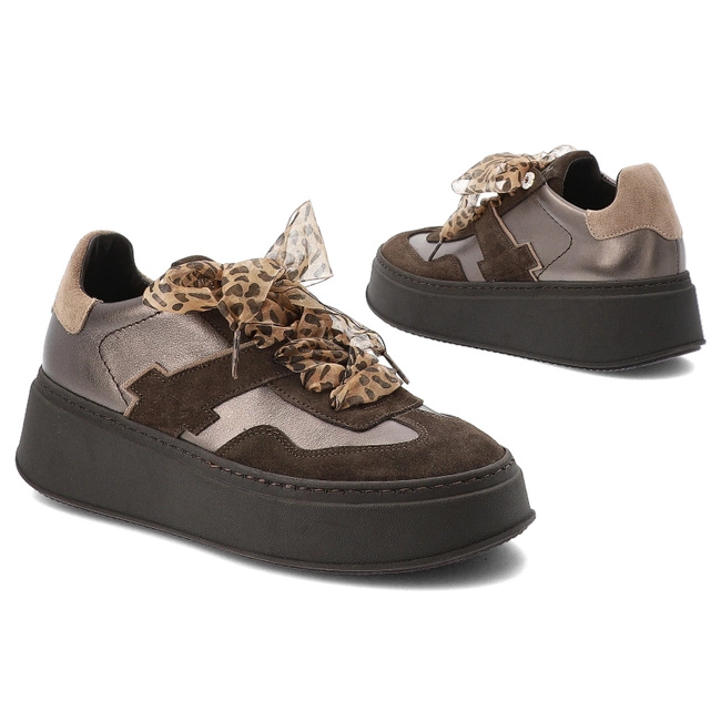 Tenisky CHEBELLO - 4851_-105-000-PSK-S251 Brąz