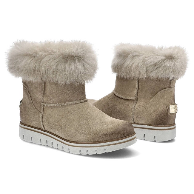 Členkové Topánky Lemar - 60347+Ow. Beż+Królik