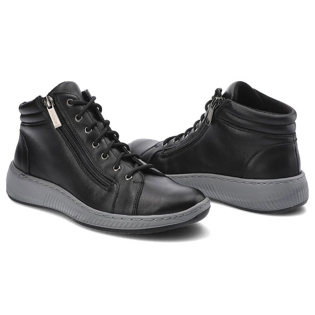 Členkové Topánky Wasak - 0595 Czarny