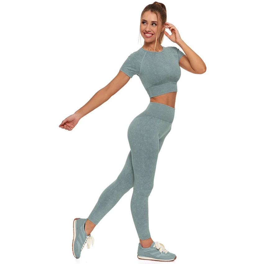 Komplet Top A Legíny MORAJ - Top BD1900-508+Legginsy RDL2200-013 Green